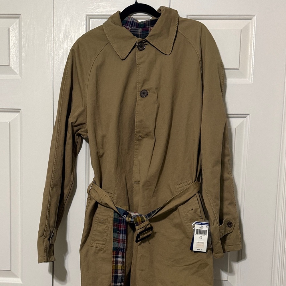 Polo by Ralph Lauren Tan Trench Coat - Picture 4 of 8